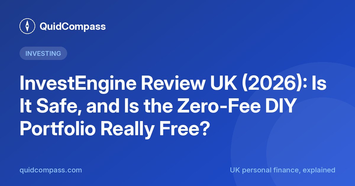 QuidCompass title card: InvestEngine Review UK (2026)